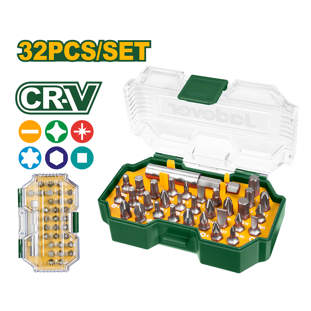 JADEVER SET DE 32 EMBOUTS 25MM