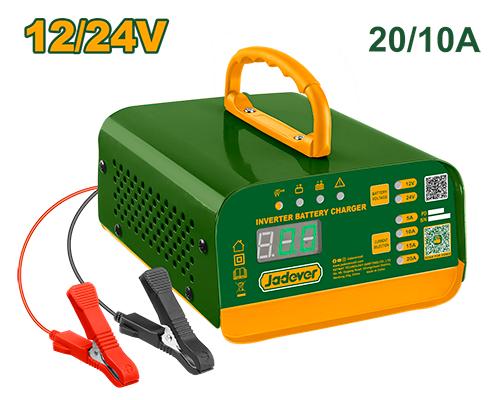 CHARGEUR DE BATTERIE 12/24V 20A/10A JADEVER JDBY1A201 au Maroc