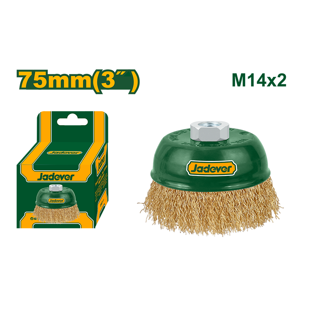 JADEVER BROSSE METALLIQUE 75MM