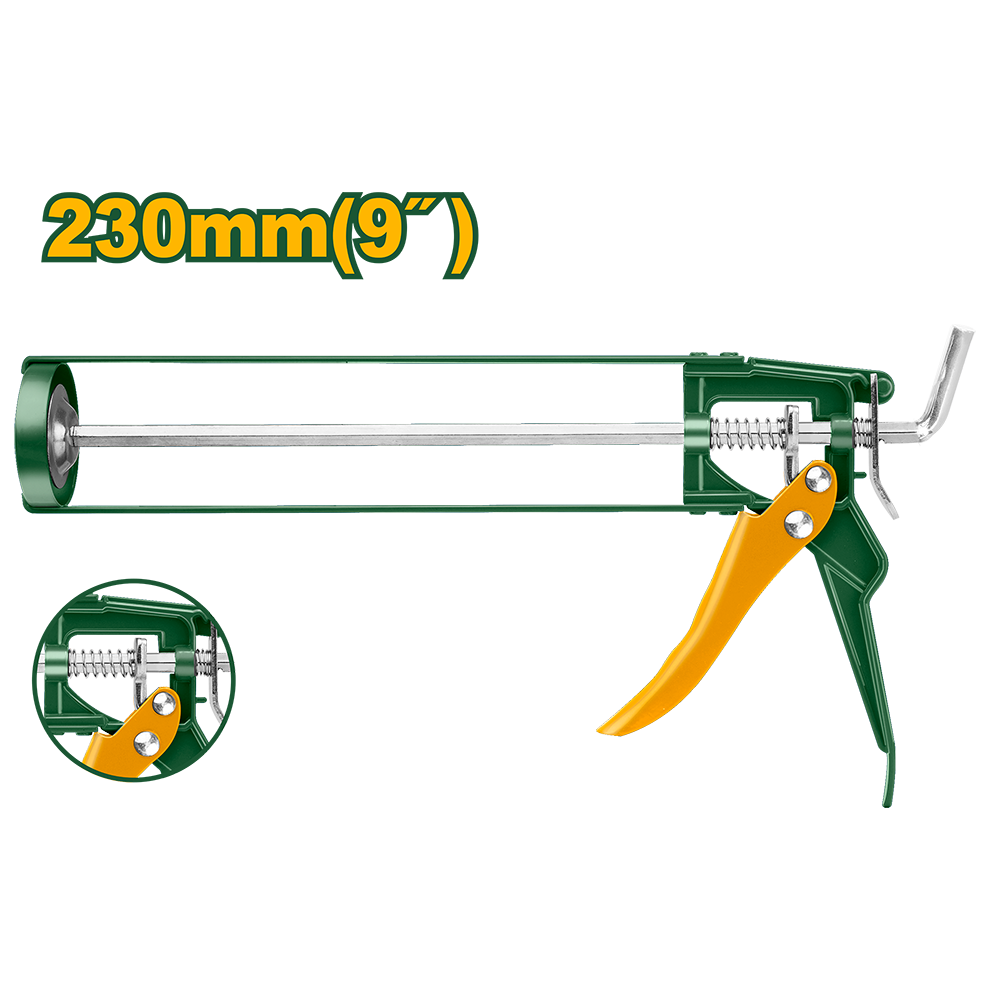 JADEVER PISTOLET POUR SILICONNE EPAISSEUR 1,7MM /230MM