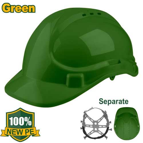 CASQUE DE SECURITÉ VERT REGLABLE JADEVER JDSH1301 au Maroc