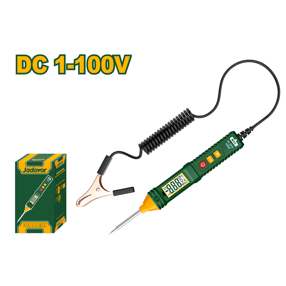 JADEVER TESTEUR DE CIRCUITS AUTOMOBILES DC 1-100V