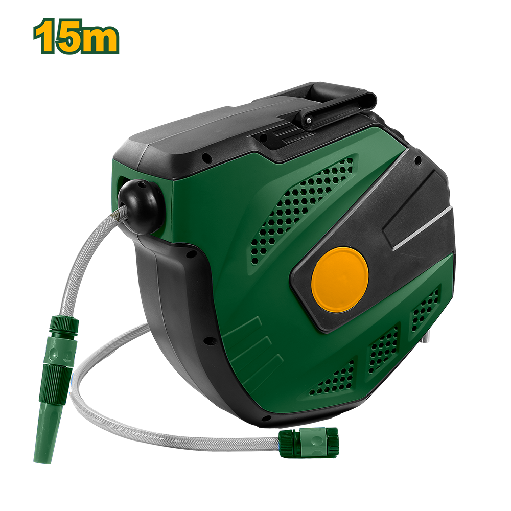 JADEVER ENROULEUR DE TUYAU D'EAU JAD 15M