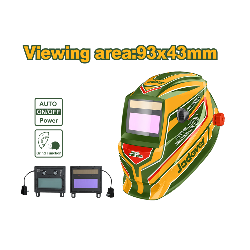 JADEVER CASQUE DE SOUDAGE À OBSCURCISSEMENT AUTOMATIQUE 9-13JAD