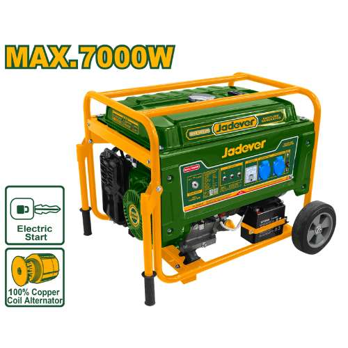 GÉNÉRATEUR À ESSENCE 7,0KW JADEVER JDGEAA09 au Maroc