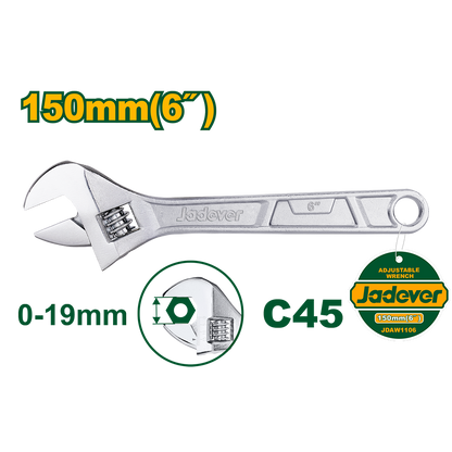 CLE A MOLETTE 6" 150MM JADEVER JDAW1106 au Maroc