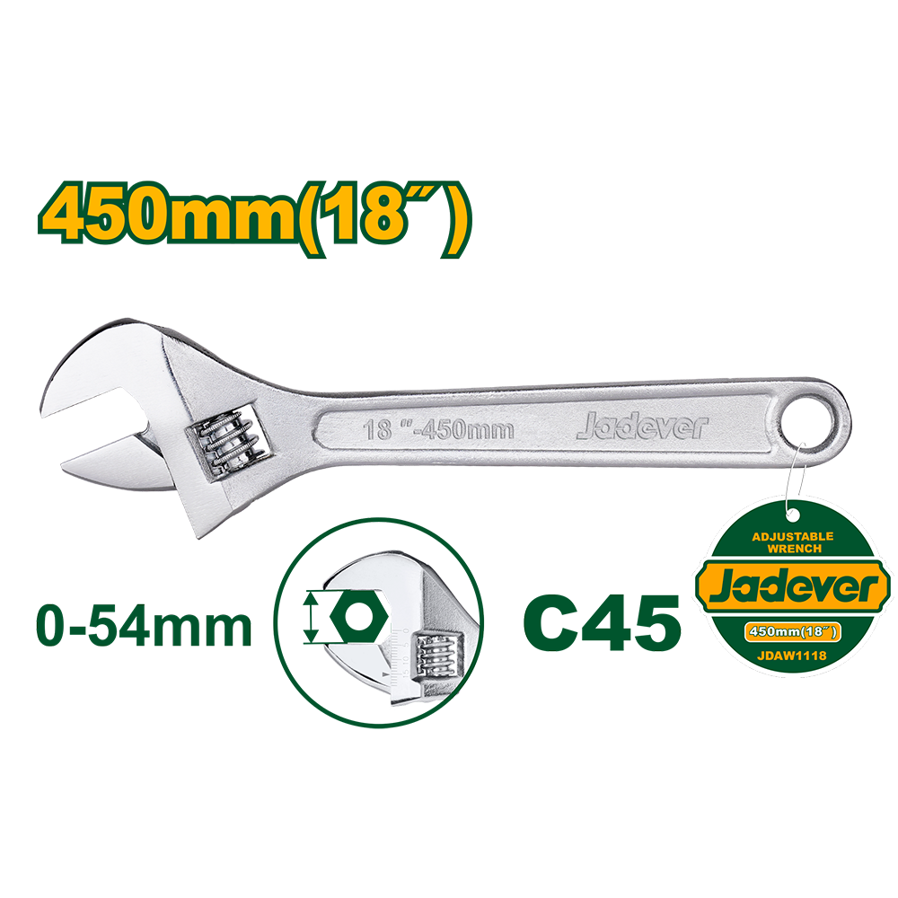JADEVER CLE A MOLETTE 18" 450MMJAD