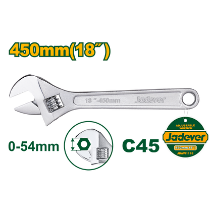 CLE A MOLETTE 18" 450MMJAD JADEVER JDAW1118 au Maroc