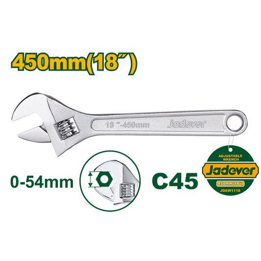 JADEVER CLE A MOLETTE 18" 450MMJAD
