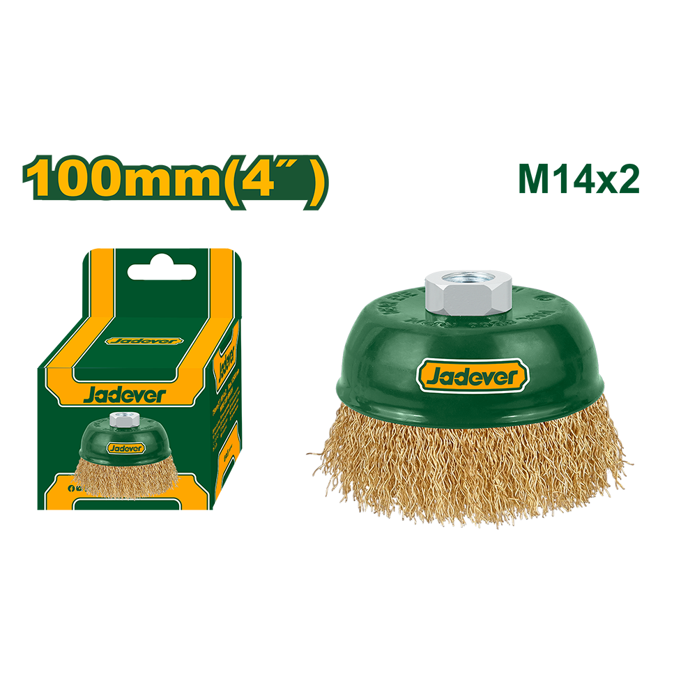JADEVER BROSSE METALIQUE 100MM