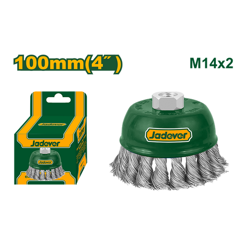 JADEVER BROSSE METALLIQUE TORSSADEE 100MM