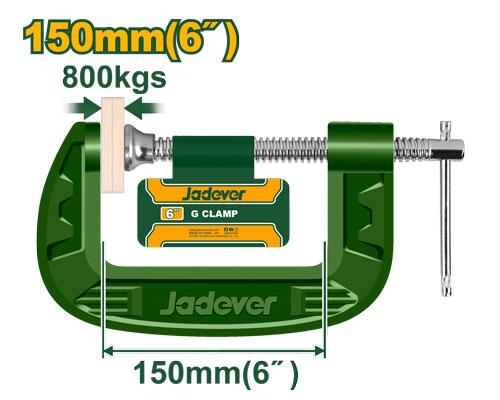 PINCE ETAU G 6" 150MM CORPS FONTE JADEVER JDCP1106 au Maroc