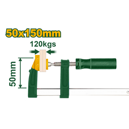 PINCE F AVEC POIGNEE EN PLASTIQUE 50X150MM JADEVER JDCP2151 au Maroc