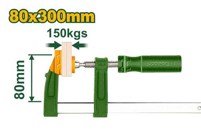 PINCE F AVEC POIGNEE EN PLASTIQUE 80X300MM JADEVER JDCP2181 au Maroc