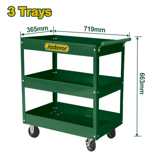 JADEVER CHARIOT À OUTILS 3 ÉTAGES