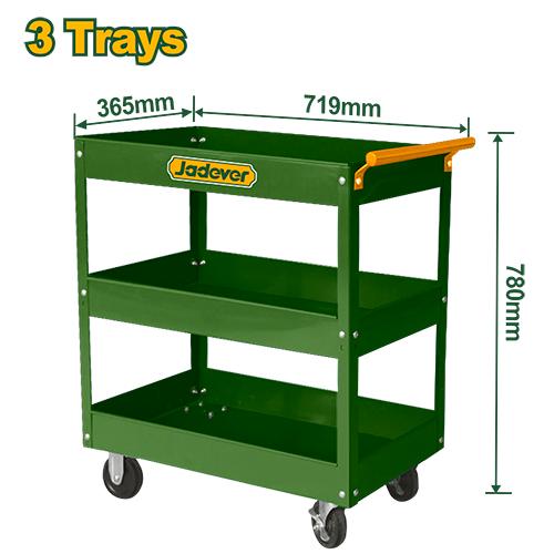 CHARIOT À OUTILS 3 ÉTAGES JADEVER JDCS1A13 au Maroc
