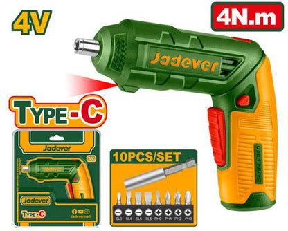 MINI VISSEUSE 4V 4NM VIA CHARGEUR TYPE C JADEVER JDCV4415 au Maroc