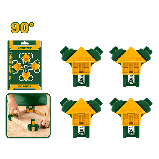 JADEVER JEU DE 4 SERRE JOINT D'ANGLE 90°