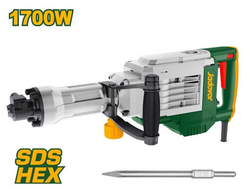 MARTEAU PIQUEUR HEX 1700W 14KG JADEVER JDDB1D90 au Maroc