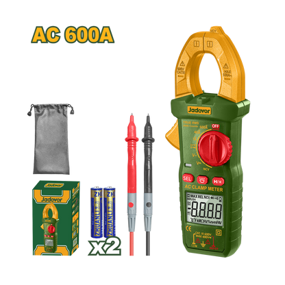 Pince ampèremétrique digital AC 600A jadever JADEVER JDDM8601 au Maroc