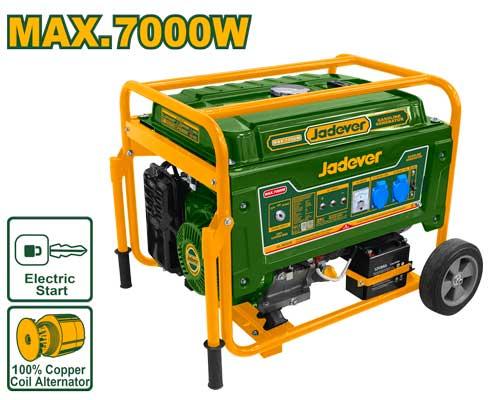 GÉNÉRATEUR À ESSENCE 7,0KW JADEVER JDGEAA09 au Maroc