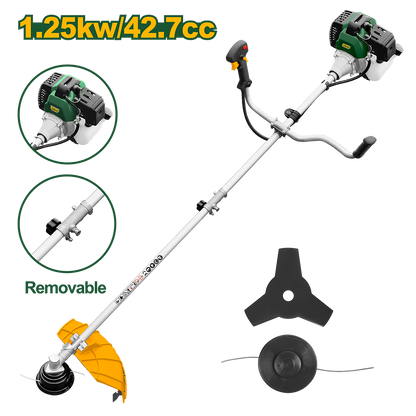 DÉBROUSSAILLEUSE À ESSENCE 1,25KW/42,7CC JADEVER JDGM2543 au Maroc