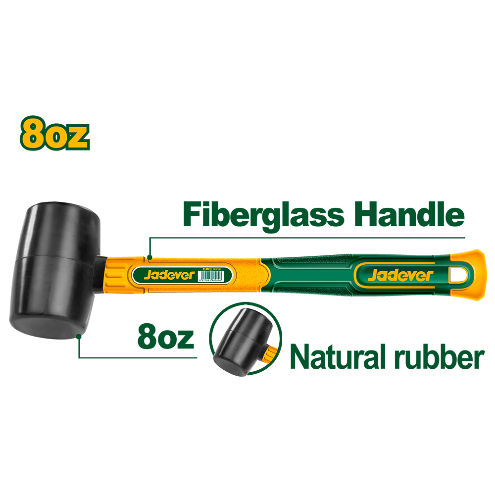 JADEVER MARTEAU EN CAOUTCHOUC 220 G