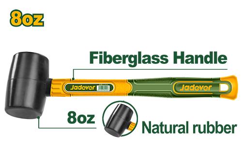 MARTEAU EN CAOUTCHOUC 220 G JADEVER JDHM7301 au Maroc