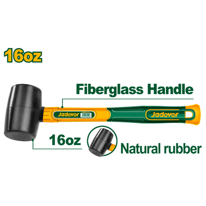 MAILLET EN CAOUATCHOUC 450G JADEVER JDHM7302 au Maroc
