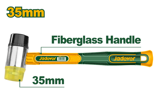 JADEVER MARTEAU EN CAOUTCHOUC ET PLASTIQUE 35MM