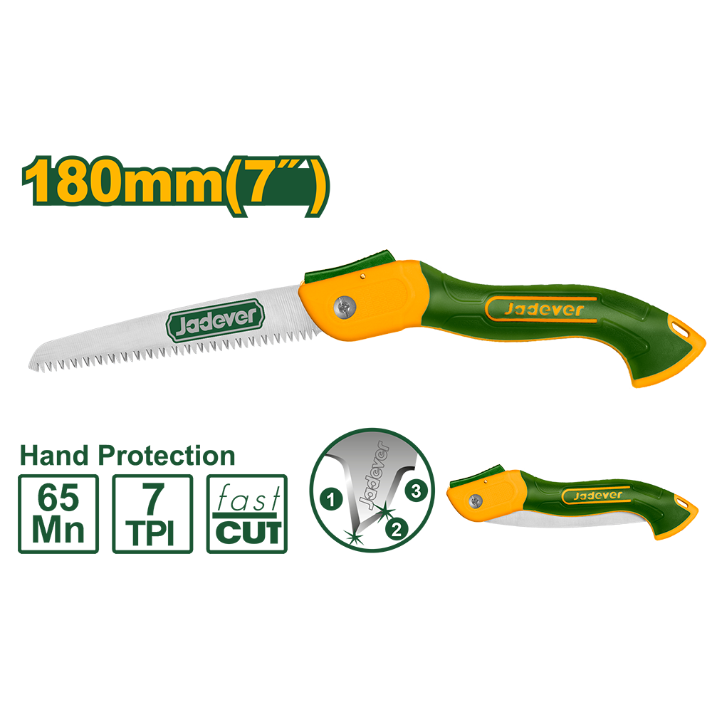 JADEVER SCIE PLIANTE 180MM