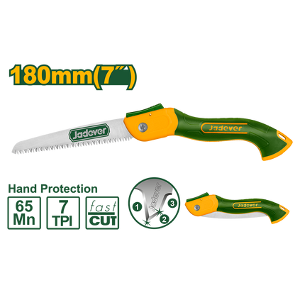 SCIE PLIANTE 180MM JADEVER JDHW4607 au Maroc