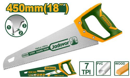 SCIE A MAIN 450MM JADEVER JDHW8G18 au Maroc