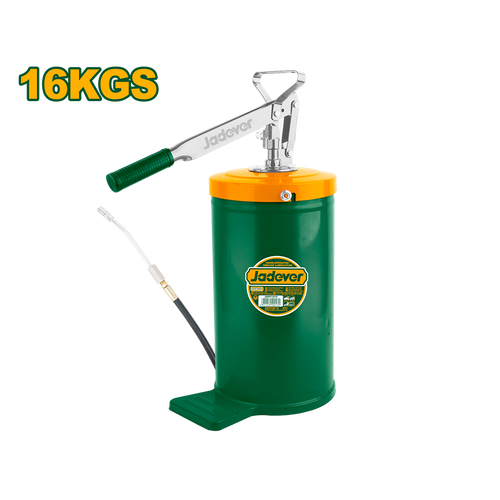 JADEVER POMPE À GRAISSE MANUEL 16KG