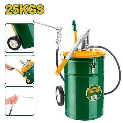 POMPE A GRAISSE MANUEL 25KG JADEVER JDHY2A25 au Maroc