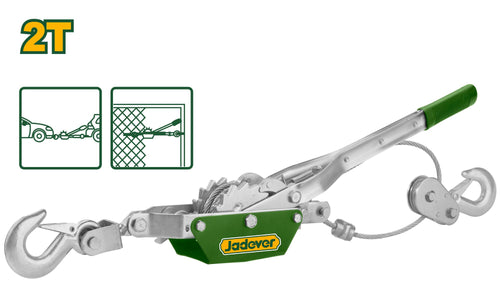 EXTRACTEUR DE TREUIL MANUEL 2T JADEVER JDJU1020 au Maroc