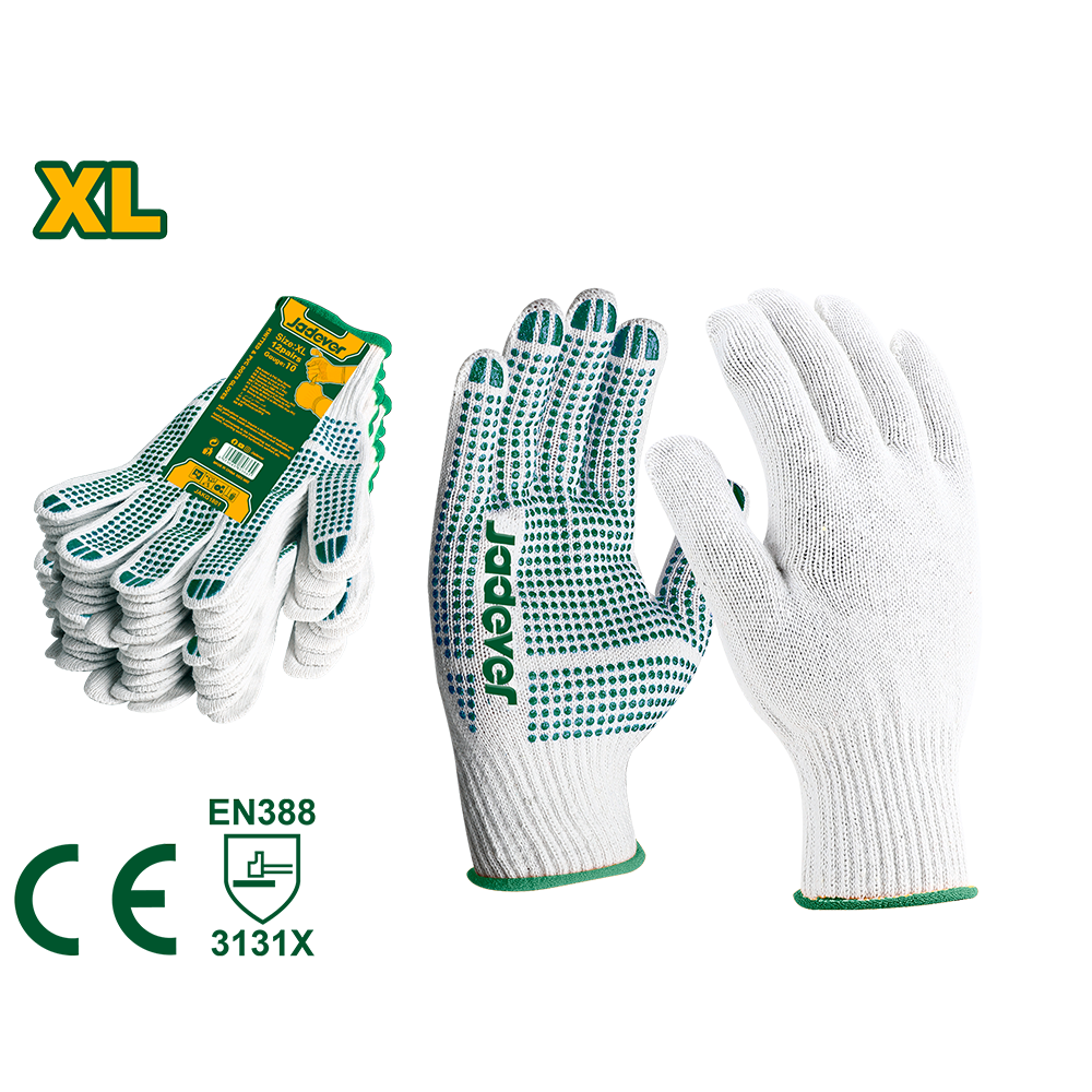 JADEVER GANTS TRICOTÉS ET POINTS PVC
