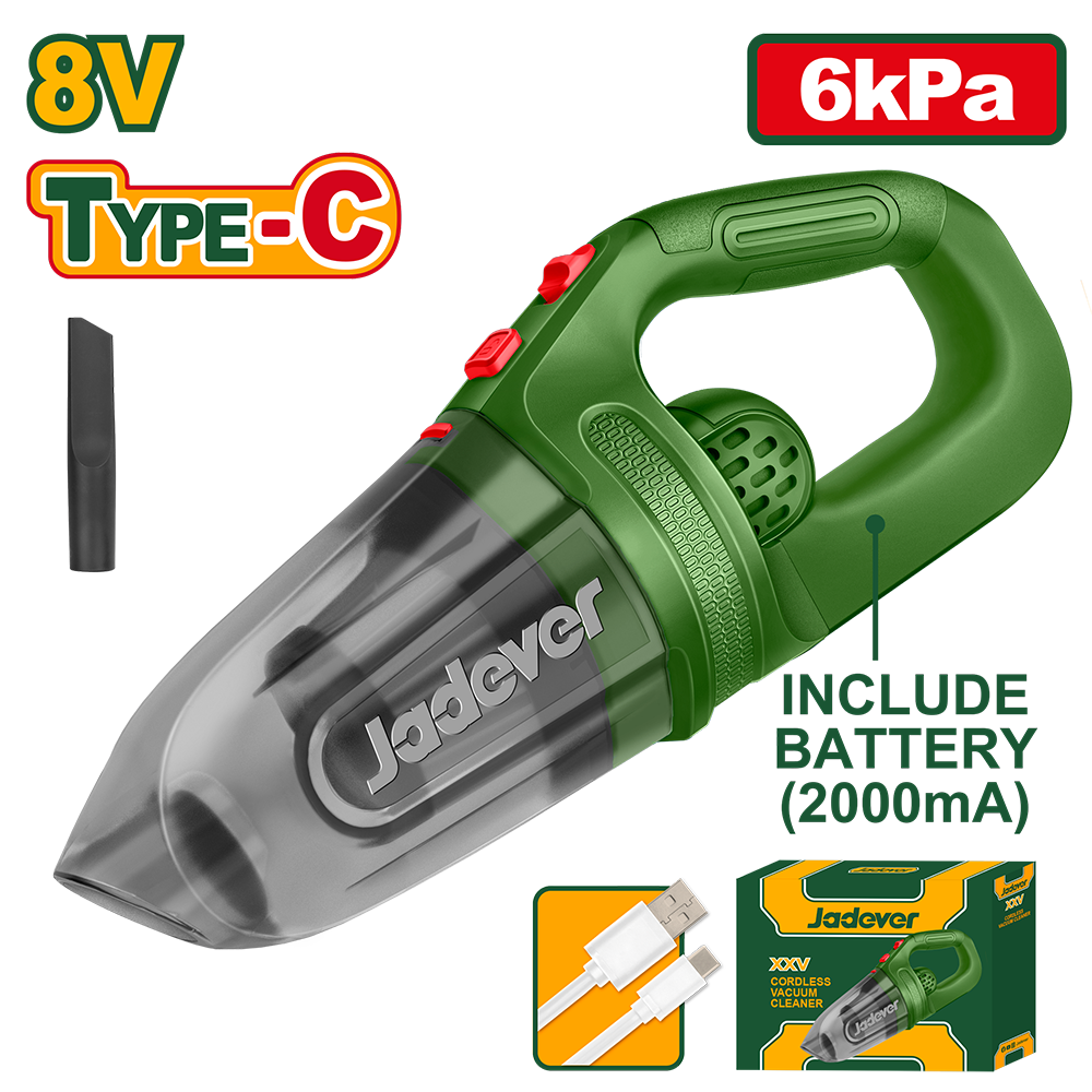 JADEVER ASPIRATEUR VOITURE 8V 0.45L