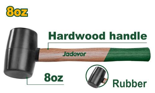 MAILLET EN CAOUTCHOUC 220G JADEVER JDMB7301 au Maroc