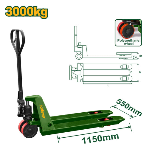 TRANSPALETTE 3T JADEVER JDNH1R30 au Maroc