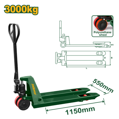 TRANSPALETTE 3T JADEVER JDNH1R30 au Maroc