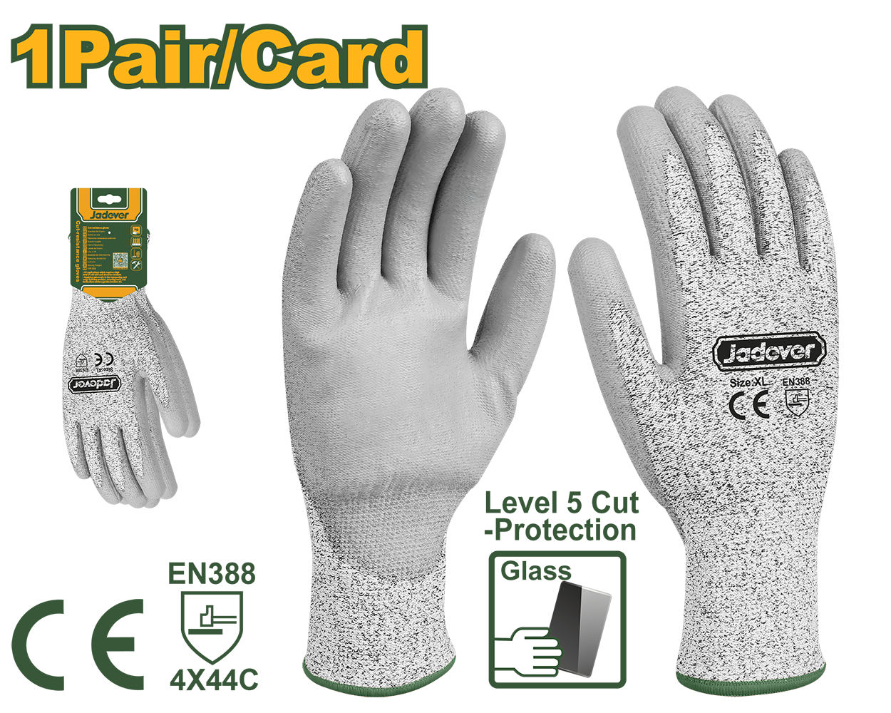JADEVER GANTS RÉSISTANTS AUX COUPURES