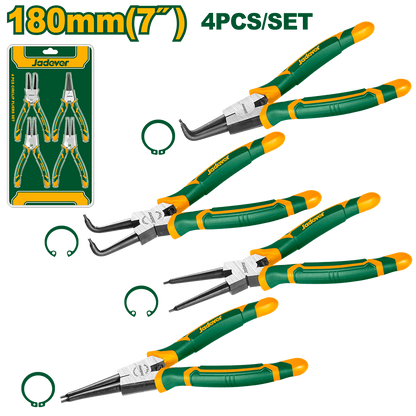 JEU DE 4 PINCE A CIRCLIPS JADEVER JDPS2604 au Maroc
