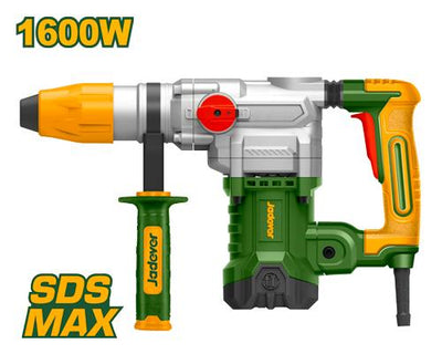 JADEVER MARTEAU PERFORATEUR SDS MAX 40MM 1600W AU MAROC [JDRH3D38]