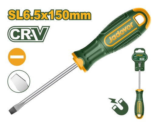 JADEVER TOURNEVIS PLAT 6.5X150MM