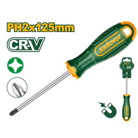 JADEVER TOURNEVIS PH2-125MM