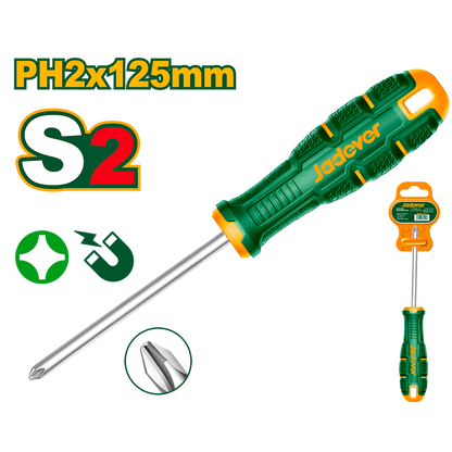 TOURNEVIS PH2X125MM S2 JADEVER JDSDB225 au Maroc