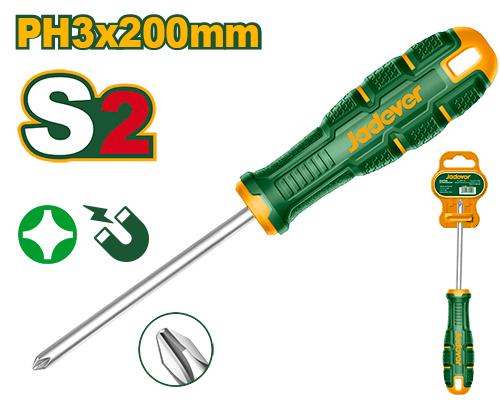 TOURNEVIS PH3X200MM S2 JADEVER JDSDB238 au Maroc