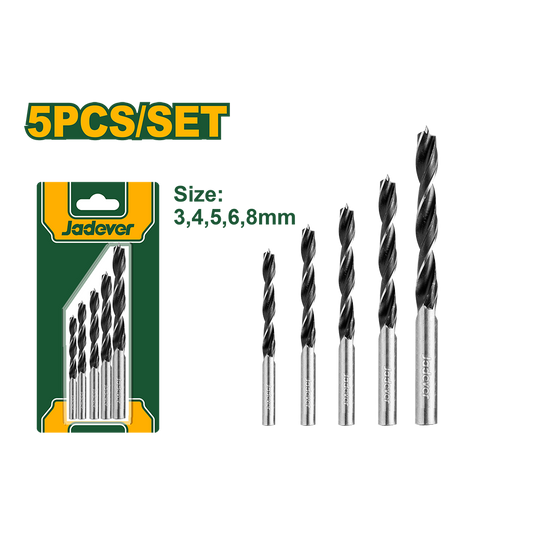 JADEVER JEU DE 5 FORETS A BOIS 3X61 -4X75 -5X86 -6X93 -8X117
