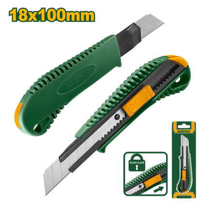 CUTTER A LAME CASSA 18X100MM JADEVER JDSK3918 au Maroc